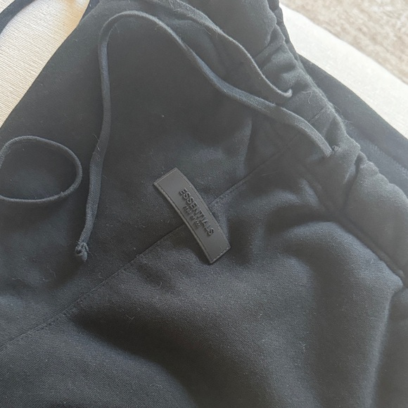 Essentials Black Lounge Pants - Picture 5 of 8